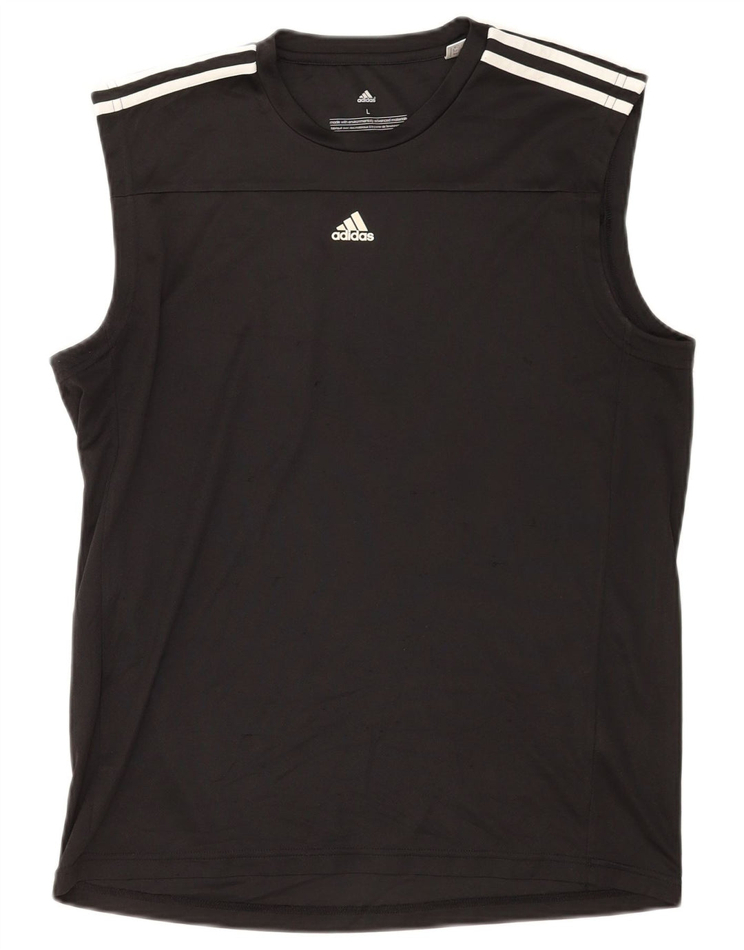 Adidas Ανδρικό γιλέκο Climalite Top Large Μαύρο Πολυεστέρας