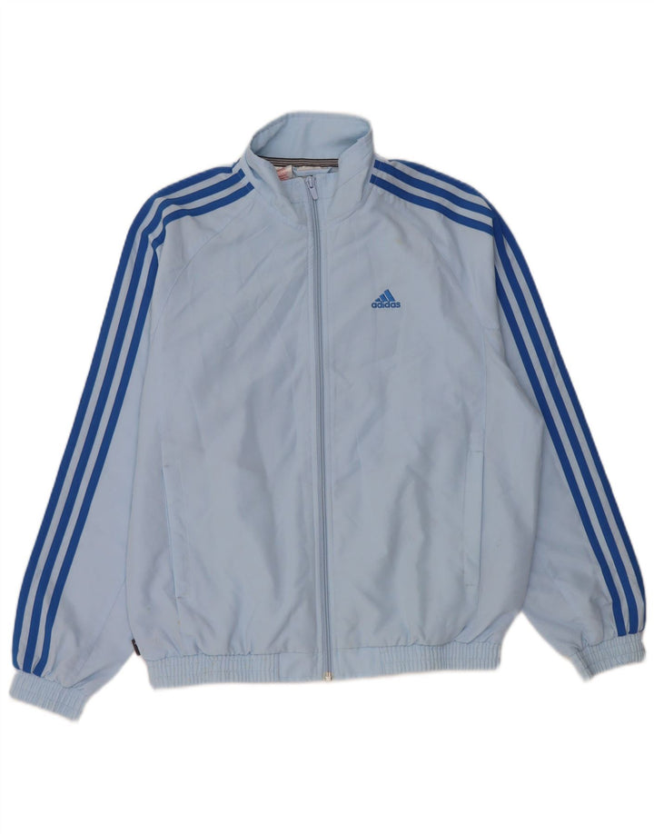 Τοπ μπουφάν Adidas Boys Tracksuit 13-14 Years Blue Polyester