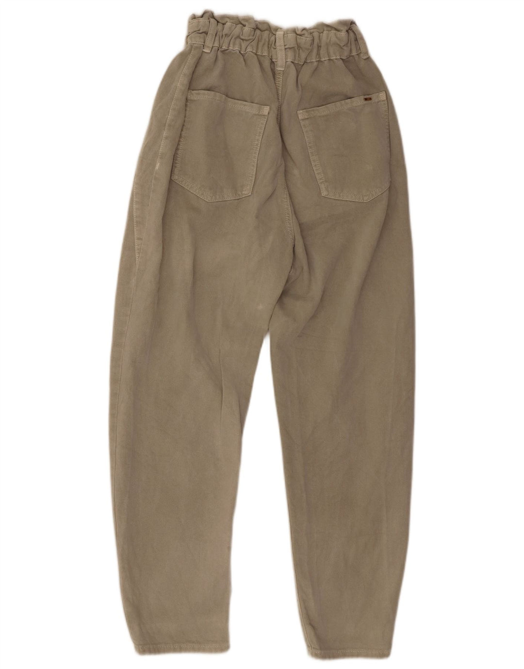 ZARA Γυναικείο κωνικό ψηλόμεσο παντελόνι EU 36 XS W26 L26 Γκρι