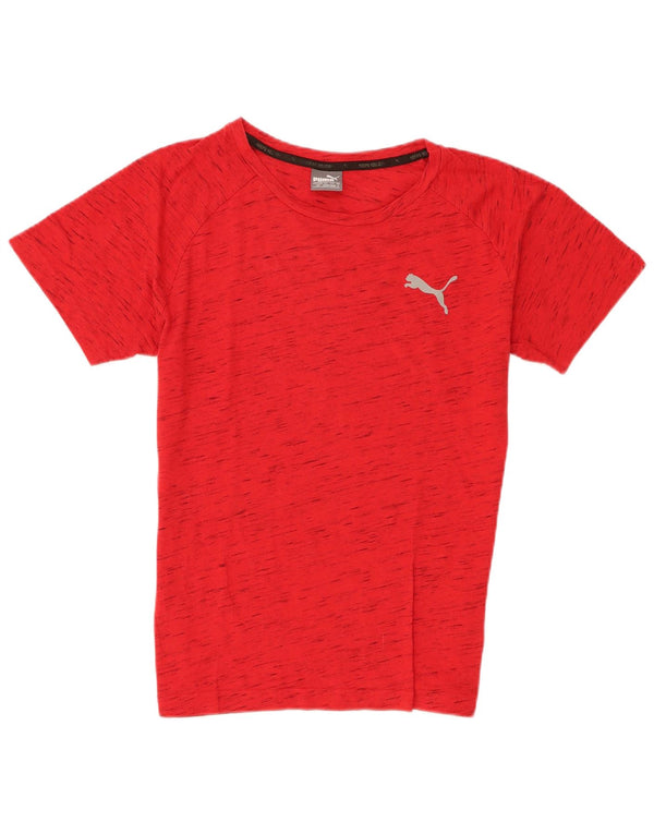 Ανδρικό T-Shirt Puma Μπλουζάκι από βαμβακερό μικρό κόκκινο χρώμα