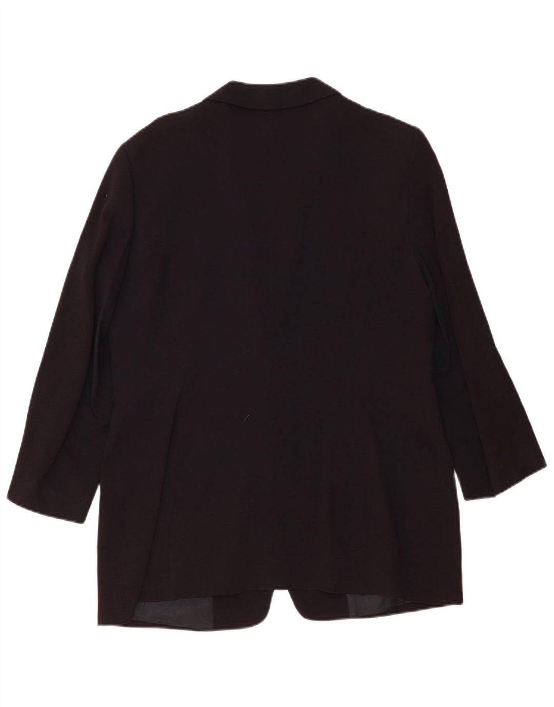 ZARA Γυναικείο μπουφάν μπλέιζερ με 1 κουμπί με 3/4 μανίκια EU 44 XL Black Rayon