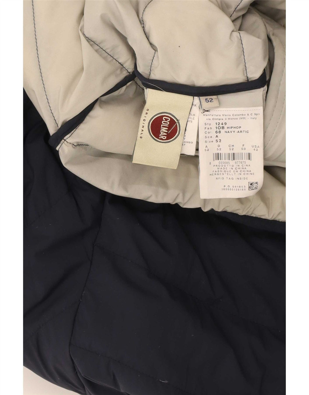 Colmar Ανδρικό μπουφάν με κουκούλα IT 52 Large Navy Blue Polyamide