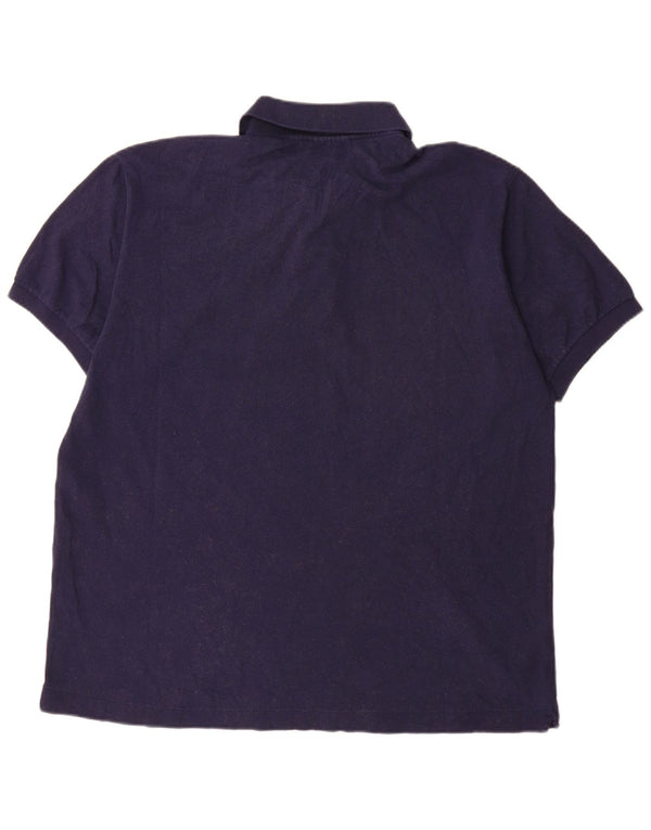 Ανδρικό πουκάμισο Lacoste Classic Fit Polo Size 7 2XL Navy Blue Cotton