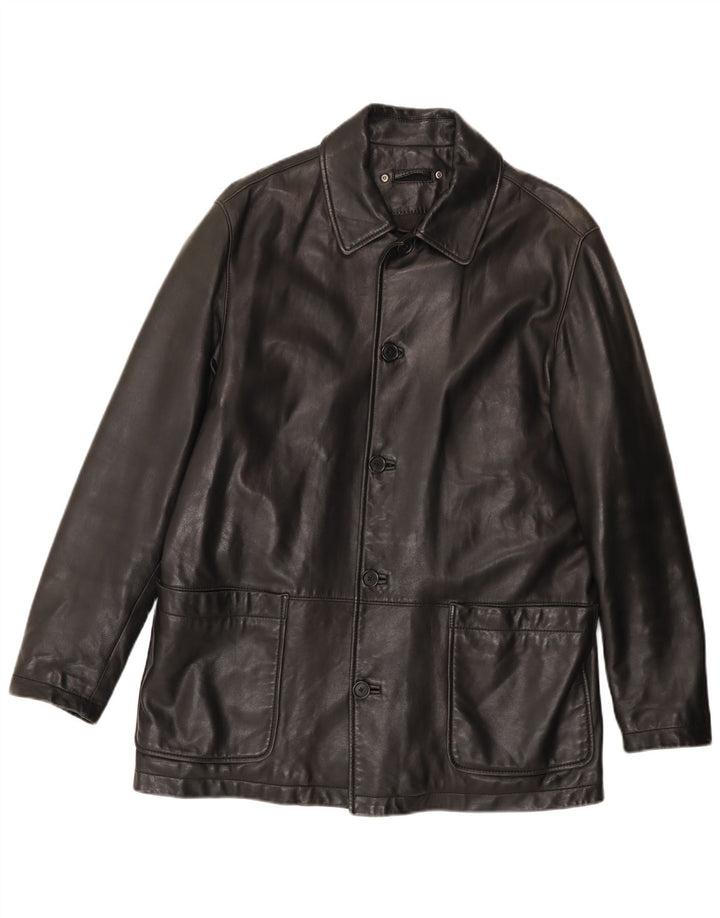 Anson's Herrenhaus Ανδρικό Δερμάτινο Μπουφάν UK 38 Medium Black Leather
