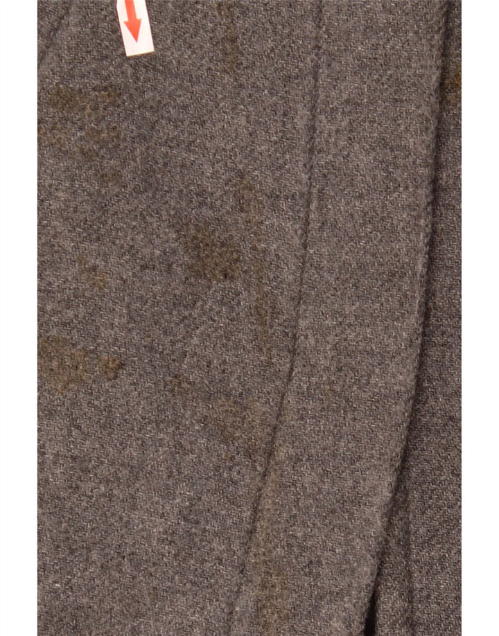 Zara Γυναικείο Πανωφόρι UK 10 Small Grey Wool