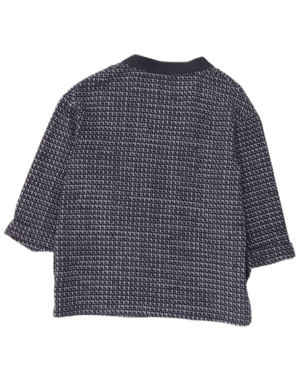 Marks & Spencer Γυναικείο πουλόβερ ζακέτα με 3/4 μανίκια UK 10 Small Blue
