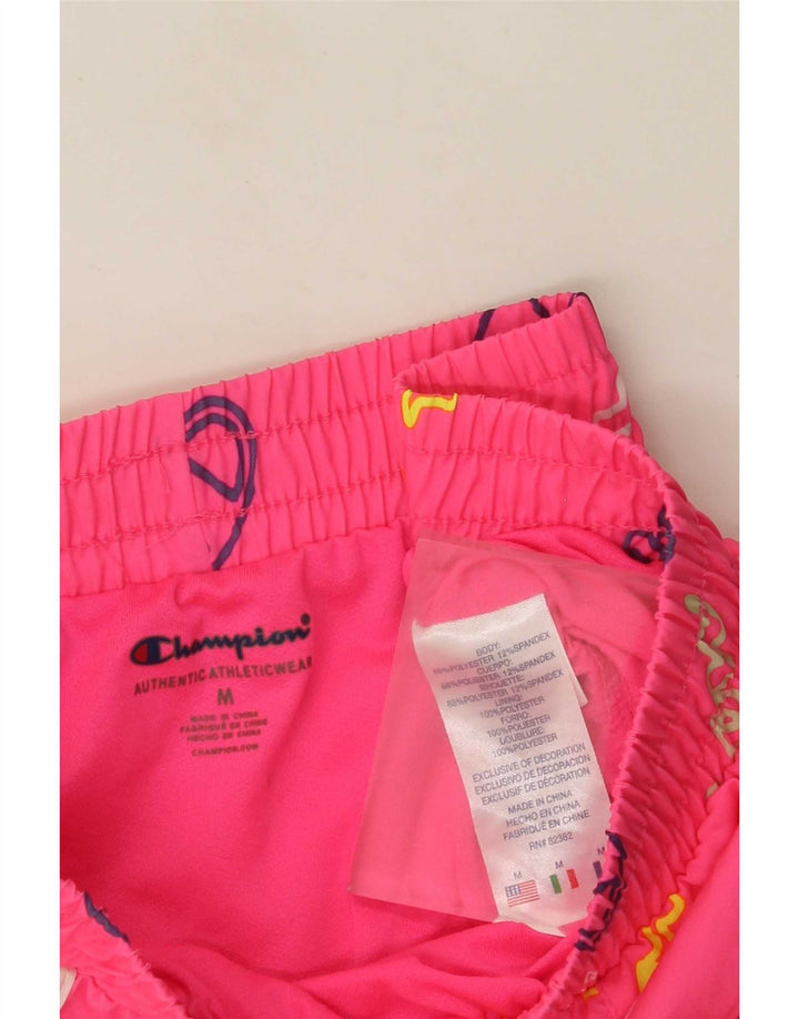 Champion Girls Graphic Sport Short 9-10 Years Medium Pink Polyester