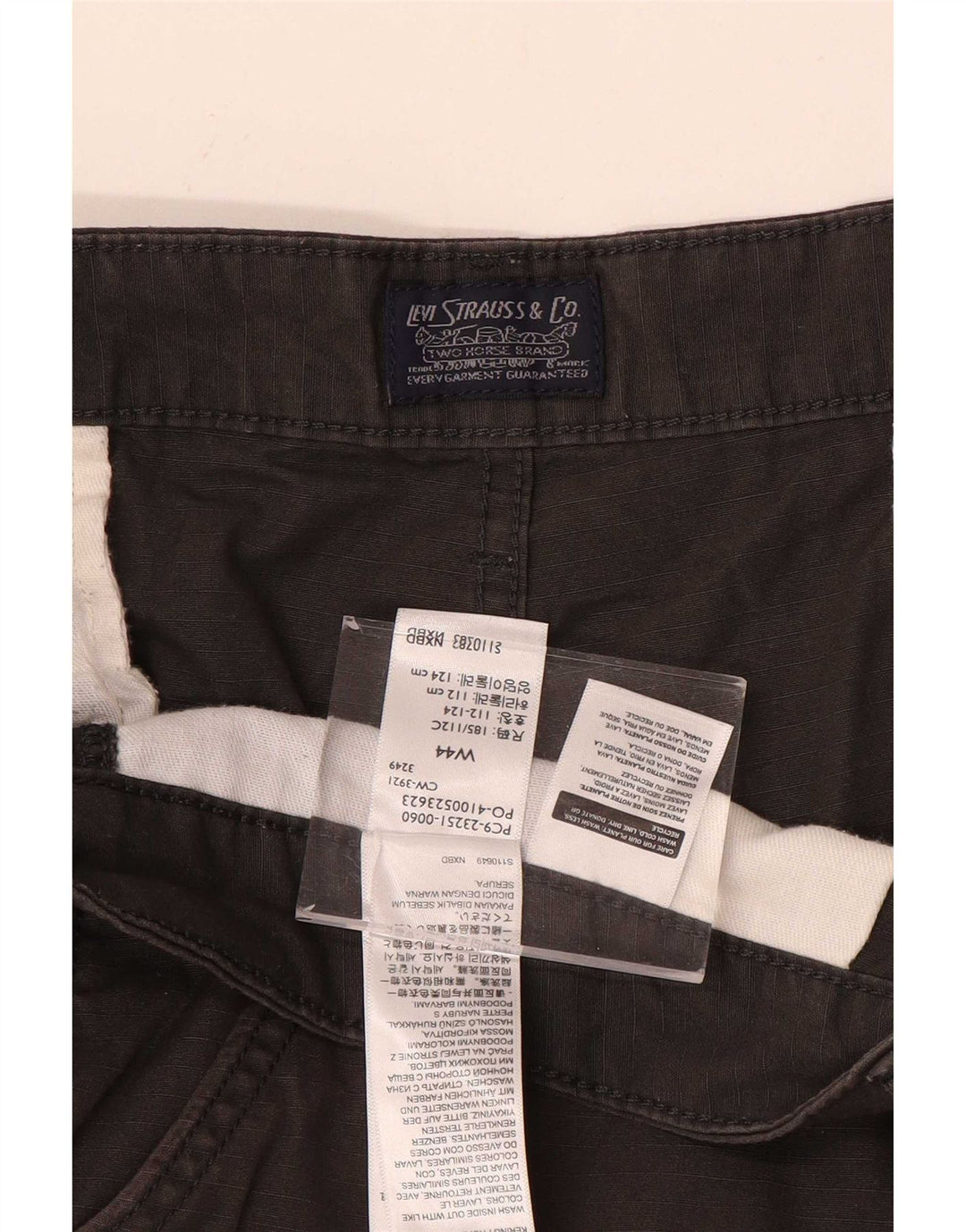 Ανδρικό σορτς Levi's Cargo W44 2XL Γκρι βαμβακερό
