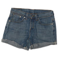 Γυναικείο τζιν σορτς LEVI'S W28 μεσαίο μπλε βαμβακερό