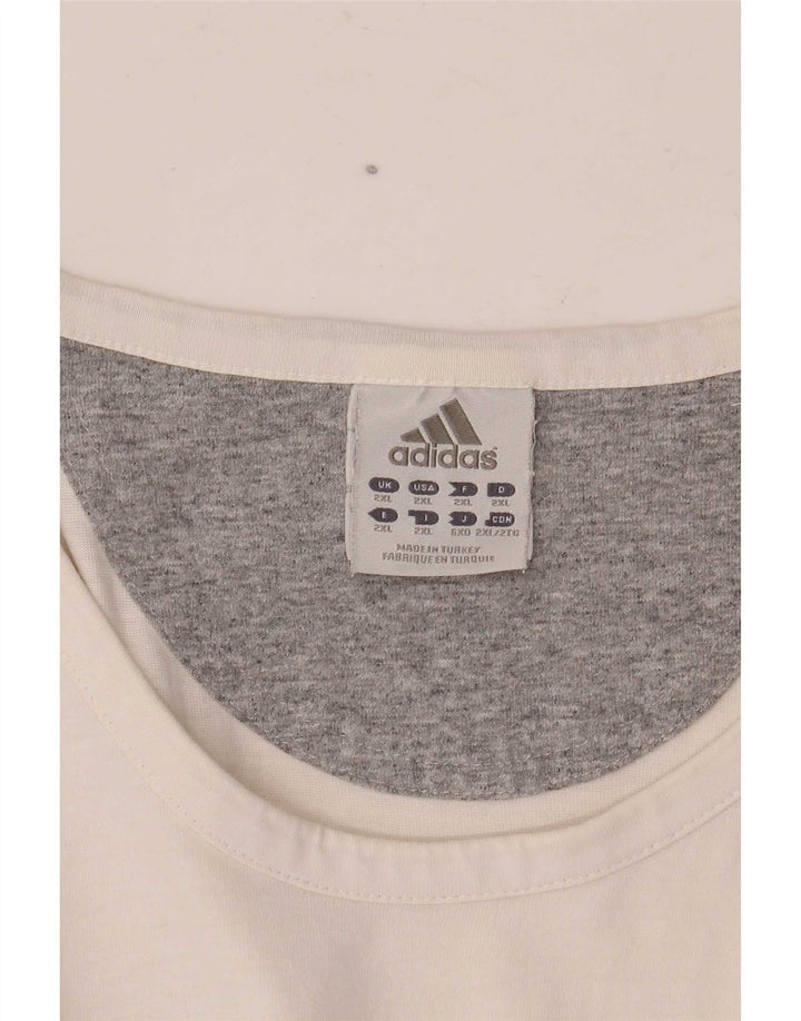 Ανδρικό γιλέκο Adidas Top 2XL Λευκό