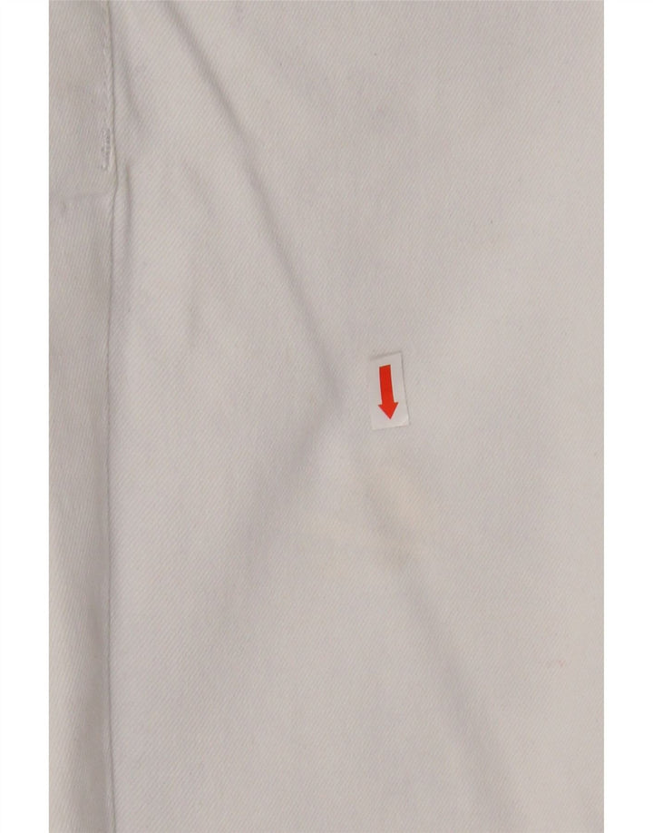 ZARA Womens Cropped Jeans EU 38 Small W28 L25 White Vintage Zara and Second-Hand Zara from Messina Hembry 