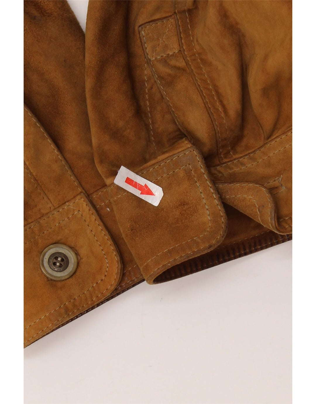 Ανδρικό παλτό ASGARD Suede UK 42 XL Καφέ