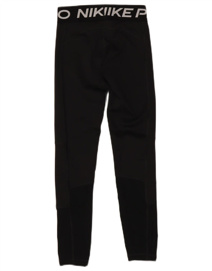 Γραφικό κολάν NIKE Girls Dri Fit 10-11 ετών Μεσαίο μαύρο πολυεστέρα