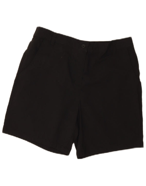 Mountain Warehouse Γυναικείο Σορτς Chino UK 12 Medium W30 Μαύρο Πολυεστέρας
