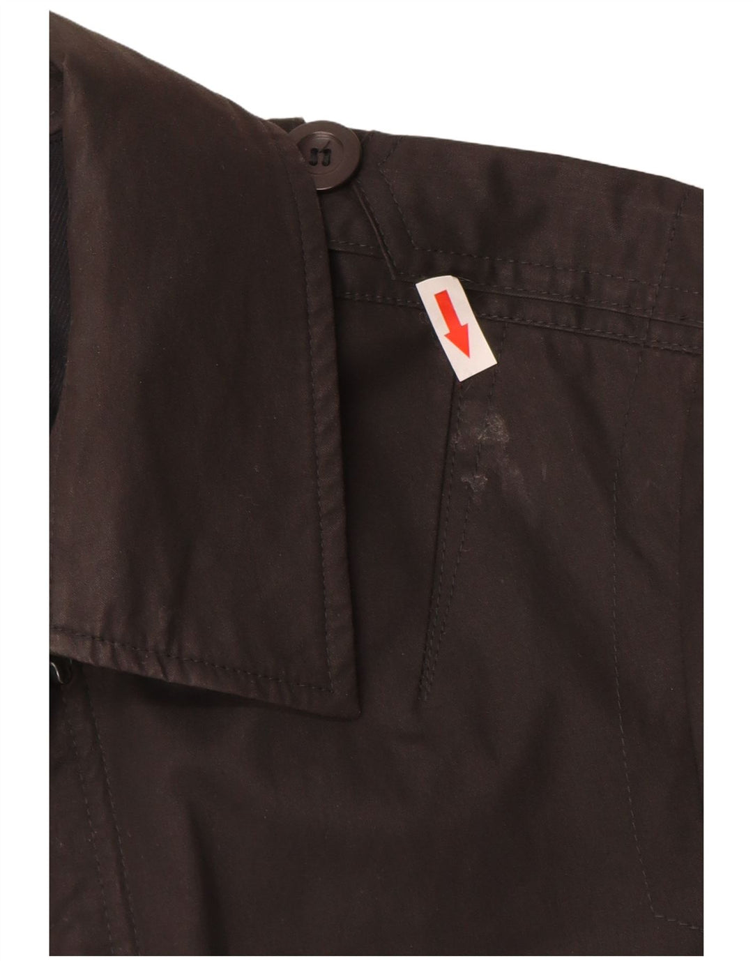 Ανδρικό παλτό REISS UK 36 Small Black Cotton