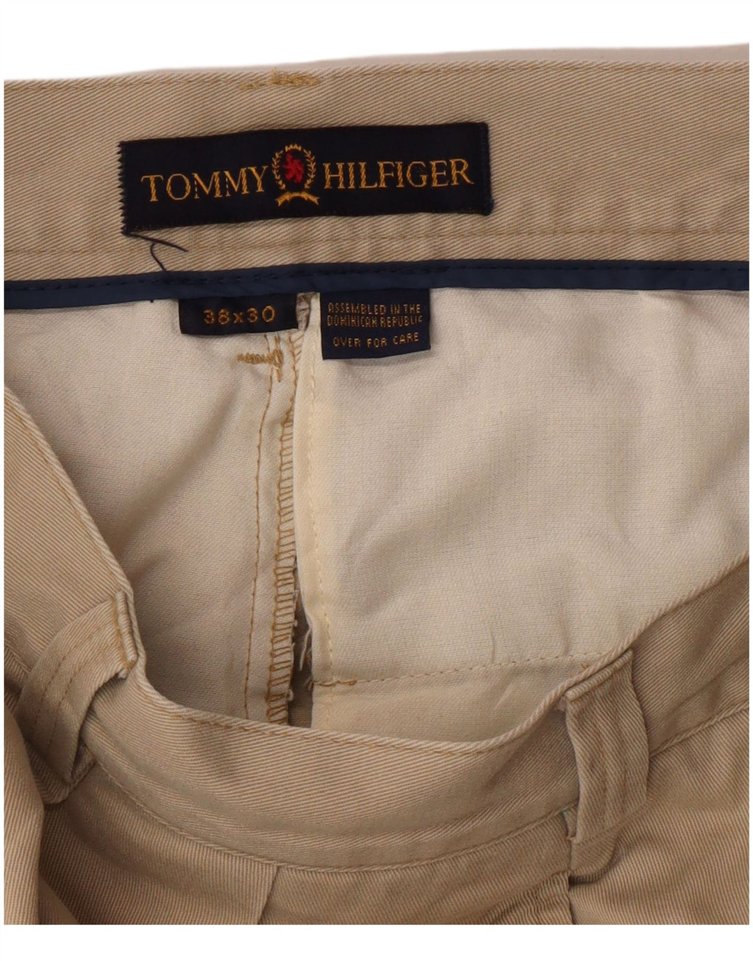 Ανδρικό ίσιο παντελόνι Chino Tommy Hilfiger W38 L30 Beige