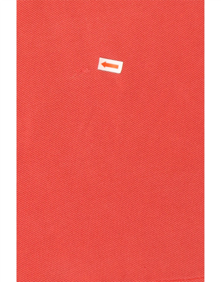 Ανδρικό μπλουζάκι πόλο GANT XL κόκκινο βαμβακερό