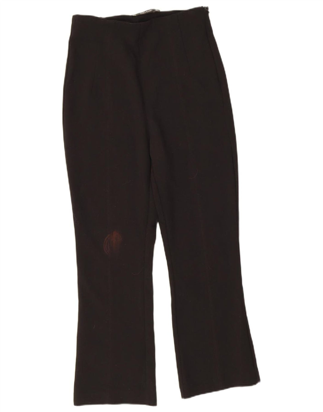 Zara Γυναικείο μποτάκι Cropped Παντελόνι W26 L23 Μαύρο