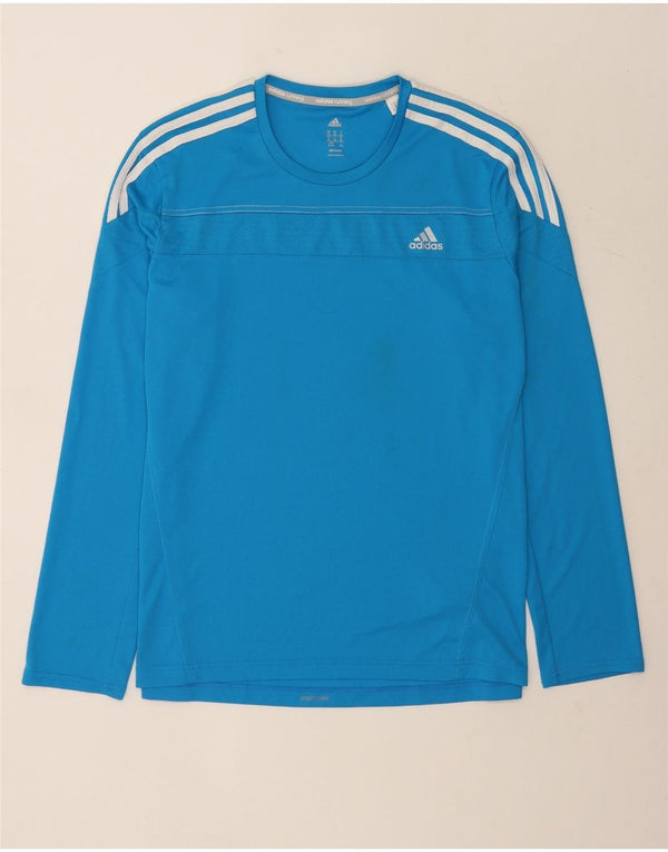 Adidas Mens Climalite Top Long XL Blue Polyester
