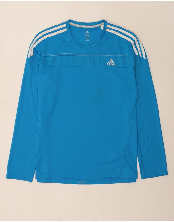 Adidas Mens Climalite Top Long XL Blue Polyester