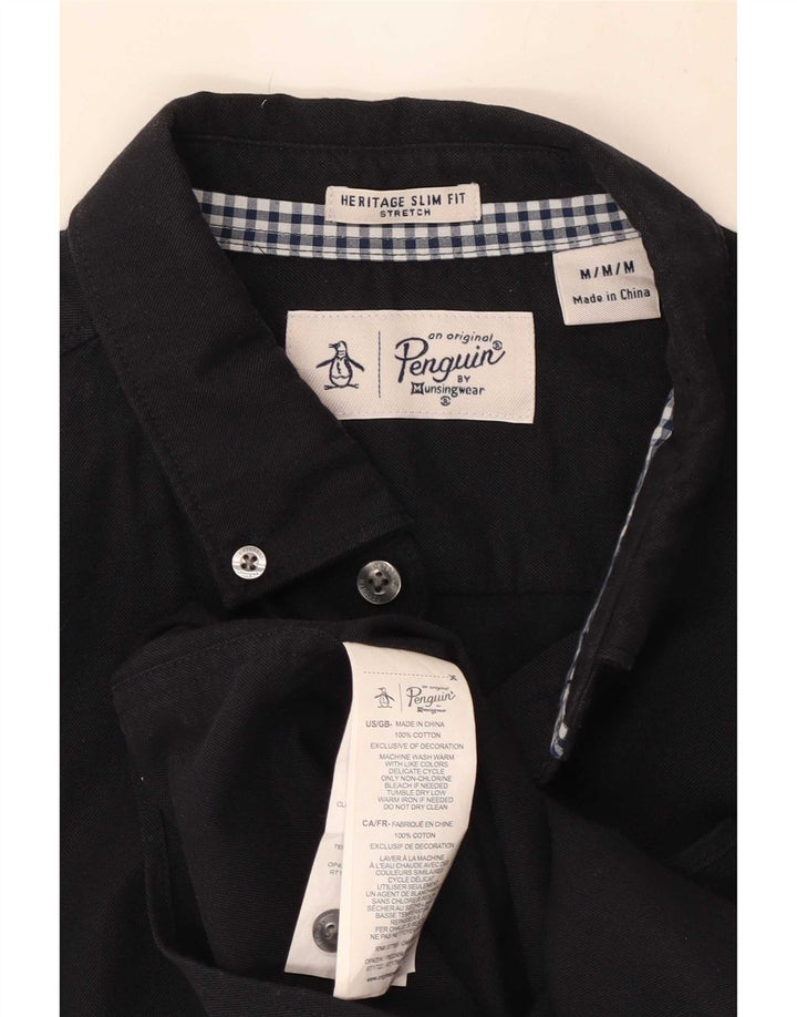 Ανδρικό πουκάμισο Penguin Heritage Slim Fit, Βαμβακερό μεσαίο ναυτικό