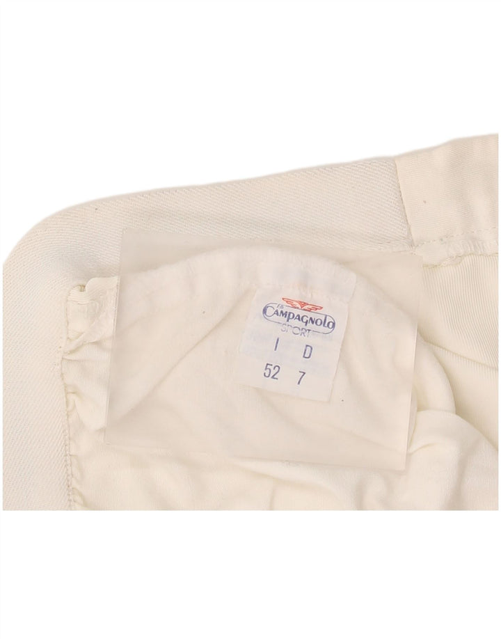 CAMPAGNOLO Ανδρικό σορτς Chino IT 52 XL W36 Λευκό Πολυεστέρας
