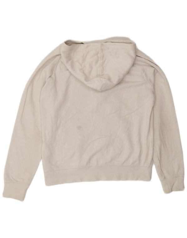 Champion Girls Graphic Hoodie Jumper 13-14 Years XL  White Cotton