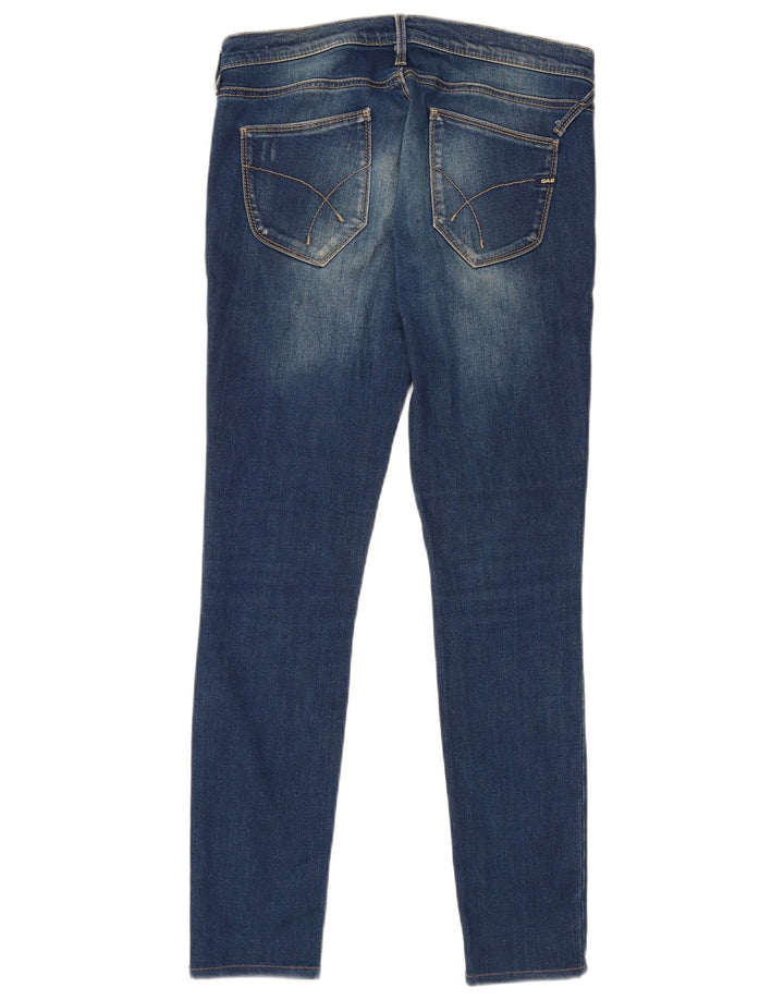 Gas Γυναικείο Skinny Jeans W30 L32 Μπλε