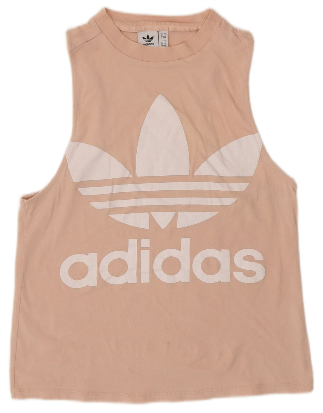 Γυναικείο γραφικό γιλέκο Adidas Top UK 8 Small Beige