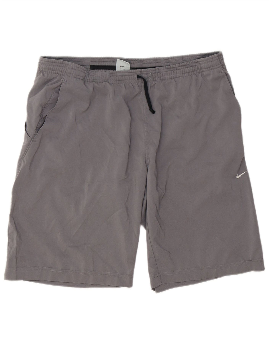 Ανδρικό αθλητικό σορτς NIKE Dri Fit με μεγάλο γκρι πολυεστέρα