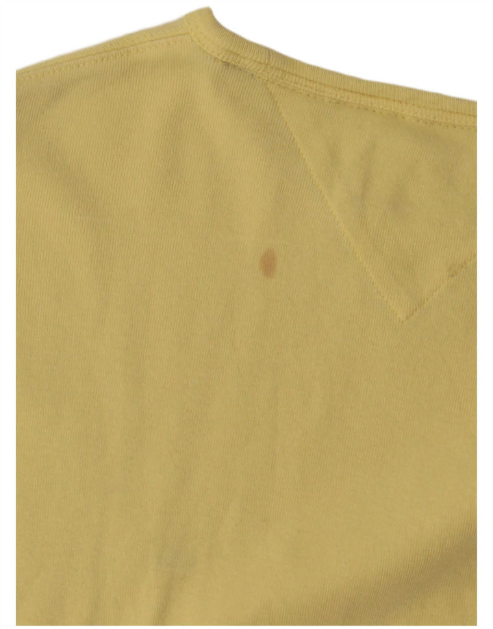 Ανδρικό T-Shirt Tommy Hilfiger Top Μεσαίο κίτρινο βαμβακερό