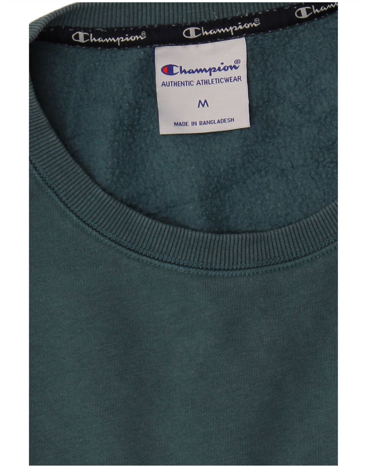 Champion Γυναικείο Γραφικό Φούτερ Jumper UK 14 Μεσαίο Μπλε Βαμβακερό