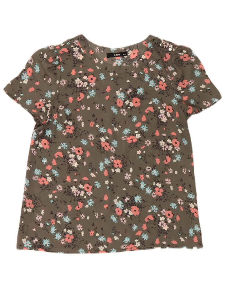 Γυναικεία μπλούζα Oasis Top UK 10 Small Green Floral