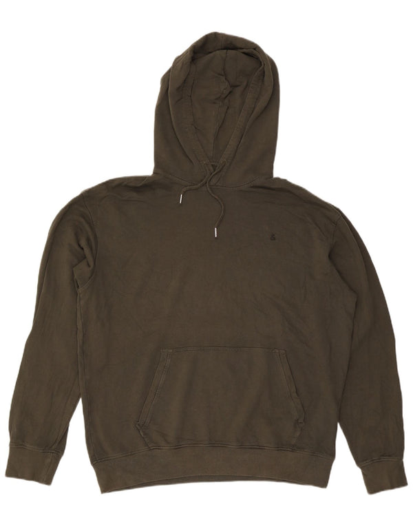 Jack & Jones Ανδρικό Hoodie Jumper XL Χακί βαμβακερό