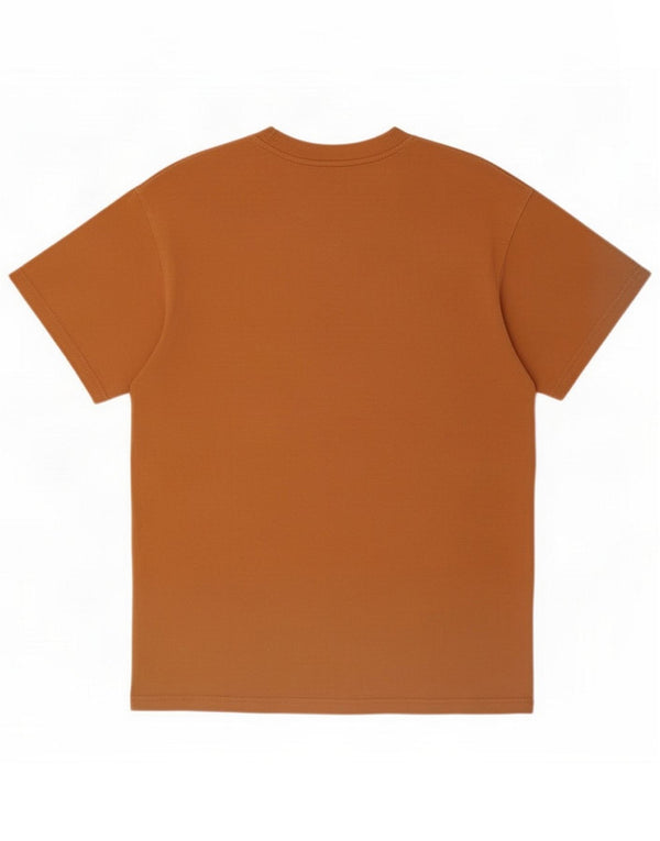 Carhartt Ανδρικό T-Shirt Top Medium Brown Βαμβακερό