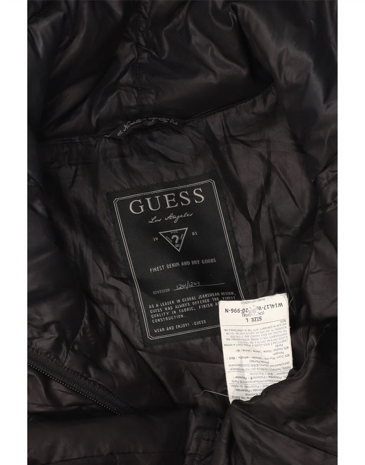 Guess Γυναικείο μπουφάν UK 16 Large Black Polyester