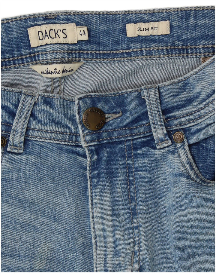 DACK'S Γυναικείο Slim Jeans IT 44 Medium W30 L31 Blue Cotton