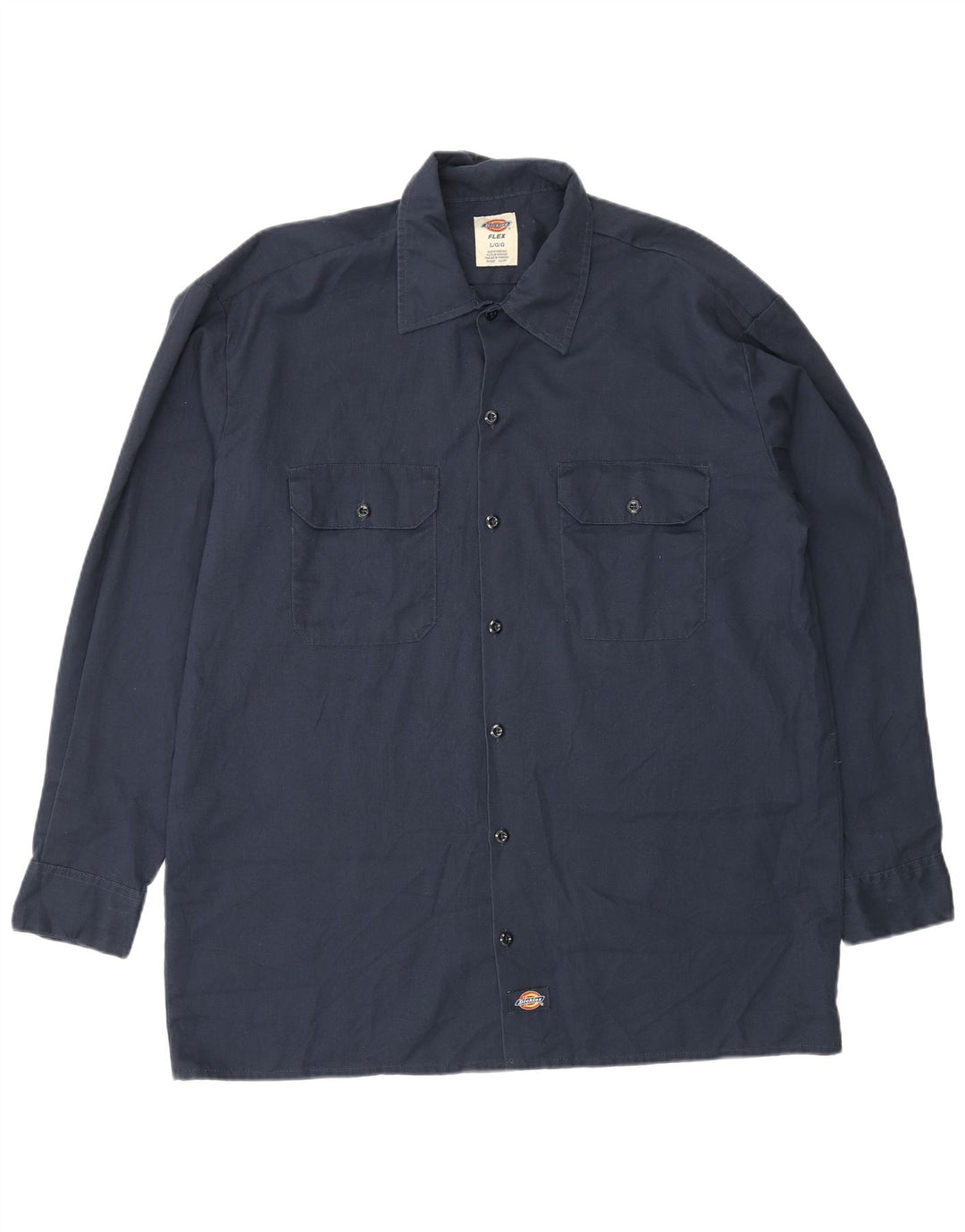 Ανδρικό πουκάμισο Dickies με μεγάλο μπλε ναυτικό πολυεστέρα