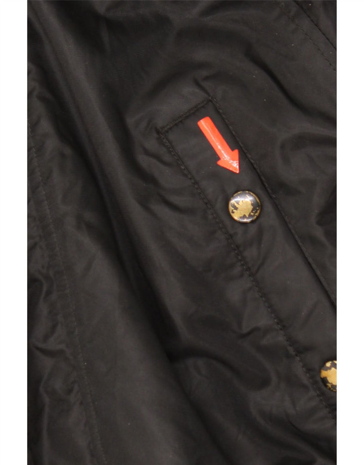 Ανδρικό μπουφάν με κουκούλα Superdry UK 38 Medium Black Nylon
