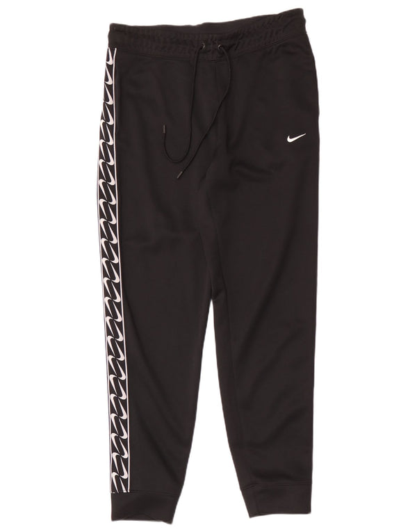Ανδρικές φόρμες γραφικών Nike παντελόνια Joggers μεσαίο μαύρο πολυεστέρα