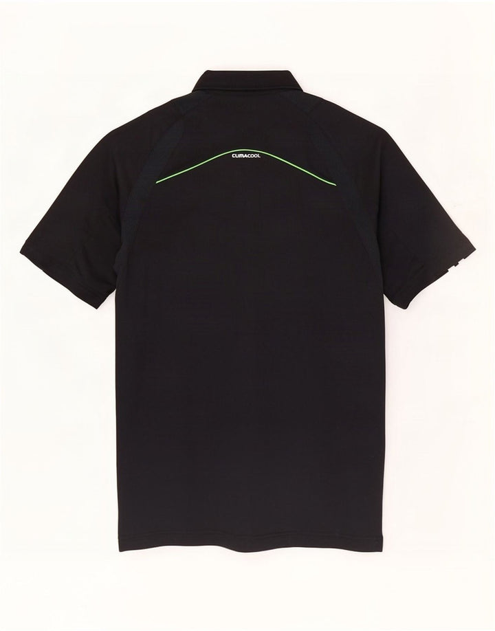 Ανδρικό πουκάμισο Adidas Climacool Polo Μικρό Μαύρο Πολυεστέρα