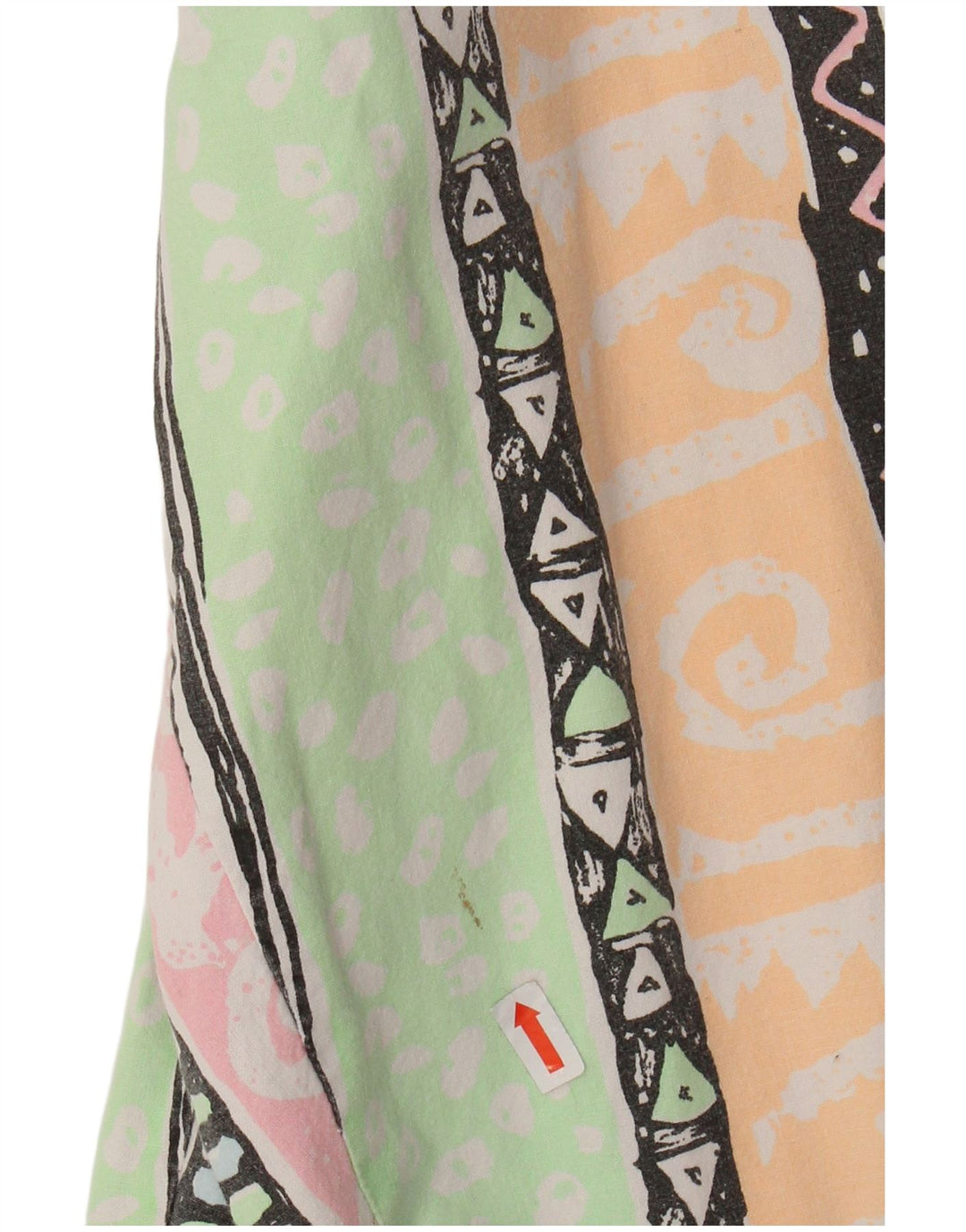 Γυναικείο ψηλόμεσο κωνικό παντελόνι Blues W34 L31 Πολύχρωμο Γεωμετρικό