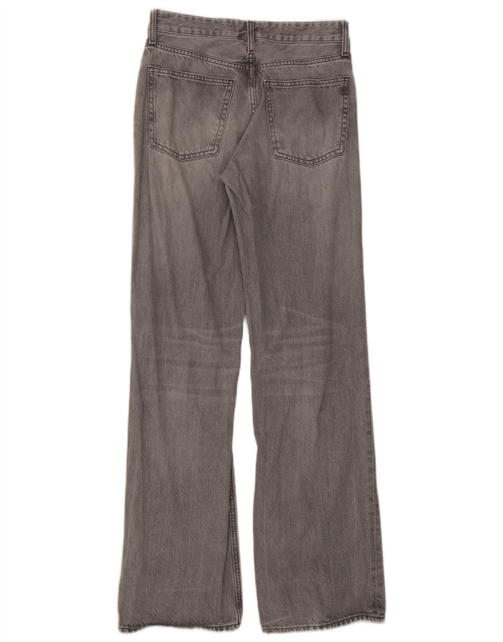 Zara Γυναικείο Τζιν μποτάκι EU 36 XS W26 L33 Γκρι βαμβακερό