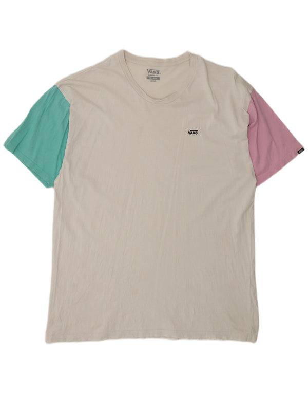 Ανδρικό T-Shirt Vans Classic Fit Top 2XL White Colourblock