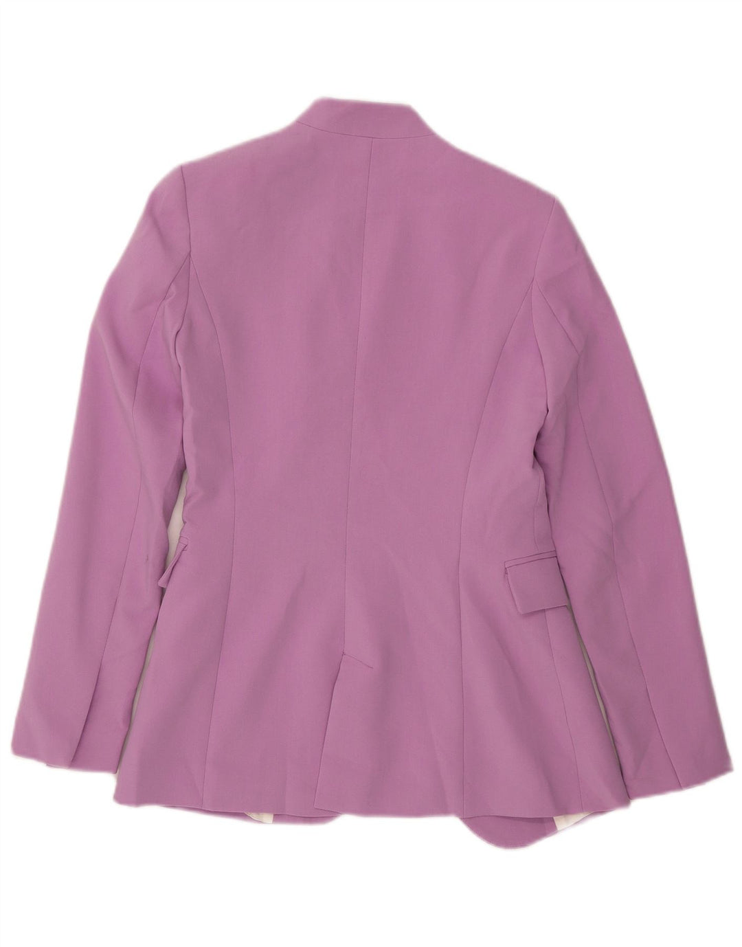 Zara Γυναικείο Open Blazer Jacket UK 6 XS Purple Polyester