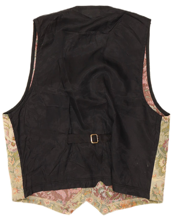 Γυναικείο γιλέκο Blue Berry UK 14 Large Khaki Floral Βαμβακερό