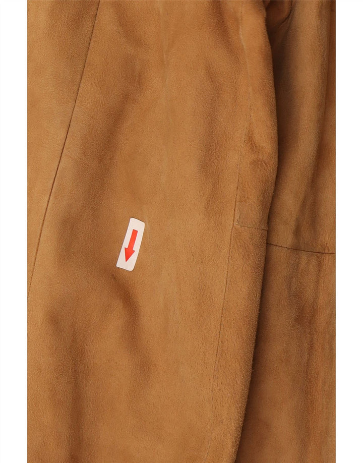 Vintage Γυναικείο Suede Jacket IT 44 Medium Beige