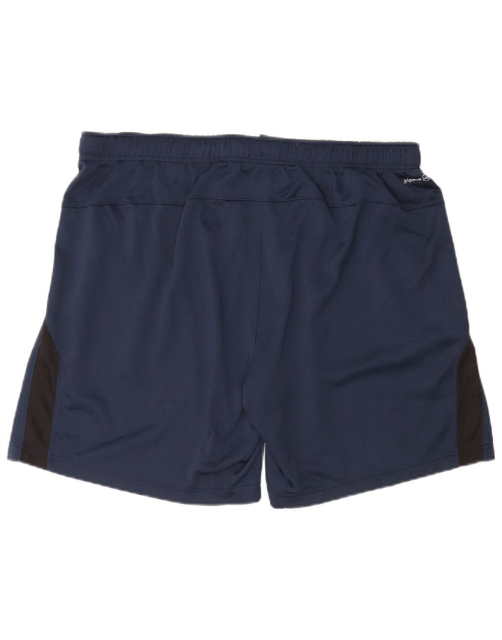 Ανδρικό αθλητικό σορτς Russell Athletic Dri-Power 2XL Navy Blue Colorblock