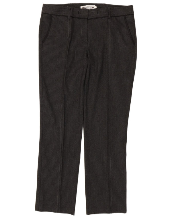 Παντελόνι γυναικείο κοστούμι Biancoghiaccio IT 46 Large W32 L28 Grey Pinstripe