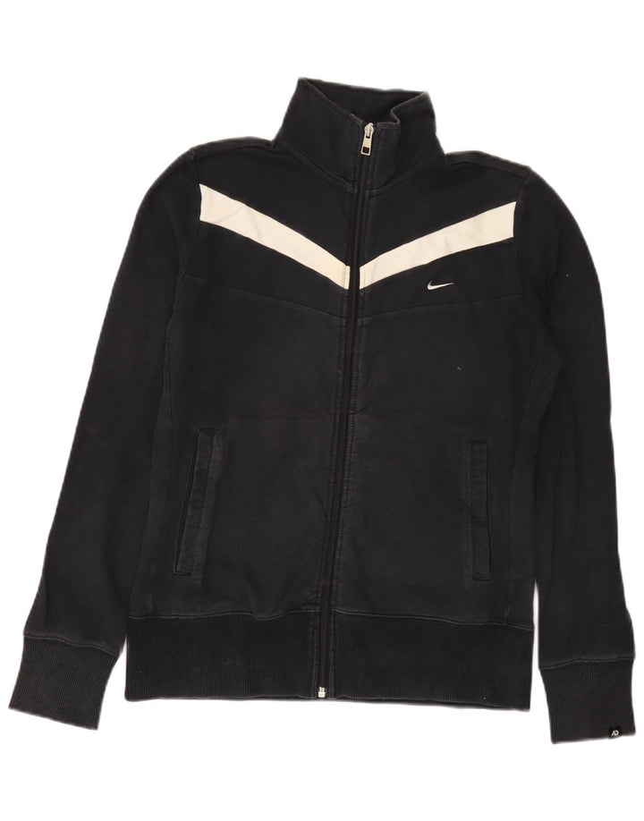 Γυναικεία φόρμα Nike Top Jacket UK 14 Medium Black Colourblock Βαμβακερό